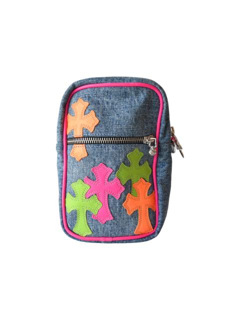 Chrome Hearts Chrome Hearts Mini Miami Art Basel Denim Cross Patch Taka Bag