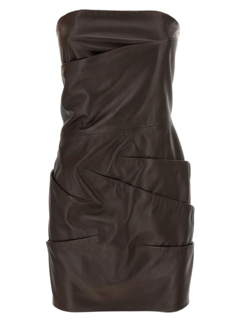 THE ATTICO Leather dress