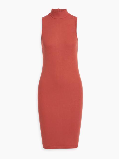 Other Designers Ribbed stretch-modal turtleneck dress