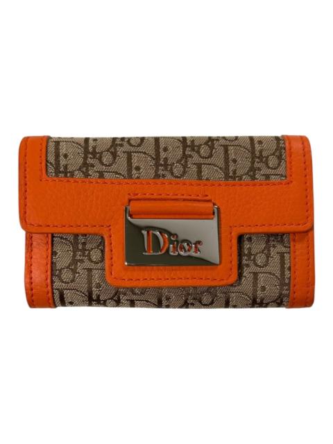 Dior CHRISTIAN DIOR Spring Summer 2005 Trotter Canvas & Leather Key Case