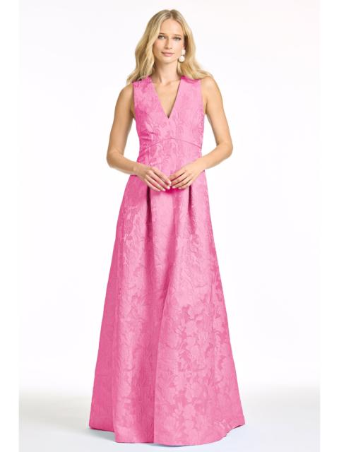 SACHIN & BABI BROOKLYNNE GOWN - ROSE PINK