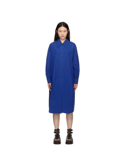YMC Blue Judy Midi Dress