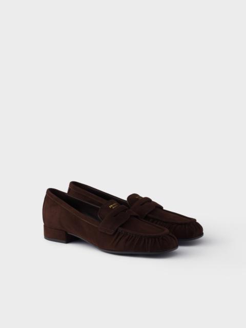 Prada Suede loafers
