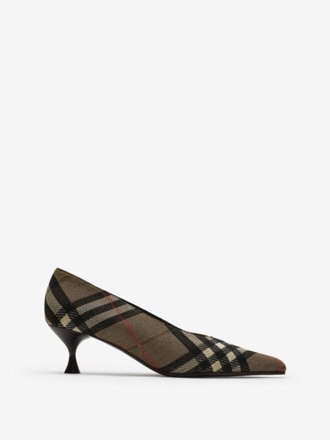 Burberry Check Cameo Low Pumps