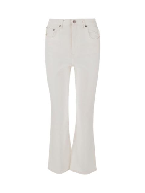 TORY BURCH White Stretch Denim Jeans
