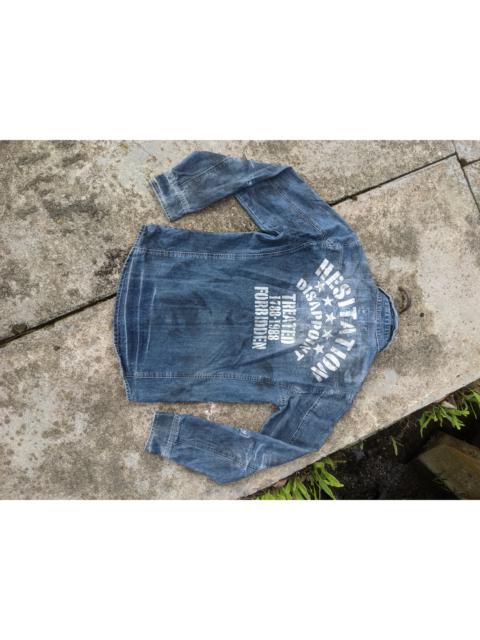 Other Designers Japanese Brand - 🔥 STEALS 🔥 In the Attic Spellout Stone Wash Denim Jacket