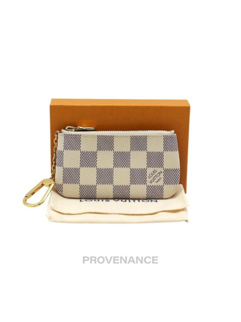 Louis Vuitton Louis Vuitton Key Pouch Cles - Damier Azur