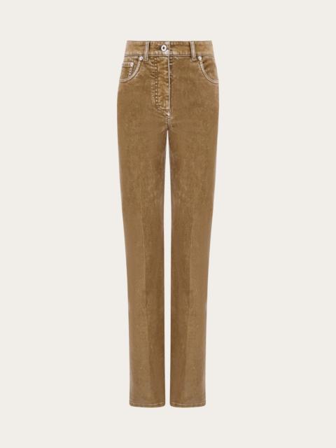 FERRAGAMO Five pocket trouser