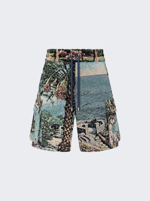 AMIRI Paradise Tapestry Cargo Short Multicolor
