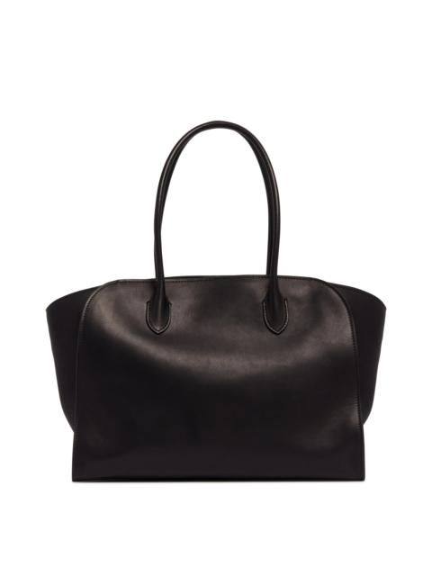 The Row Black Marlo 14 Leather Bag