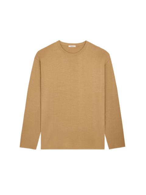 PANGAIA Mens Regenerative Merino Wool Sweater - Camel