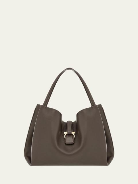 FERRAGAMO Medium Leather Tote Bag