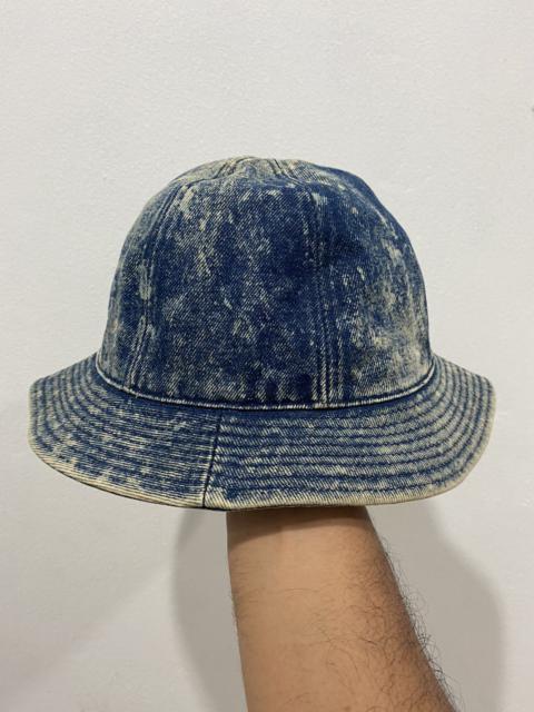 Other Designers Japanese Brand - VTG Distress Acid Washed Denim Style Bucket Hat
