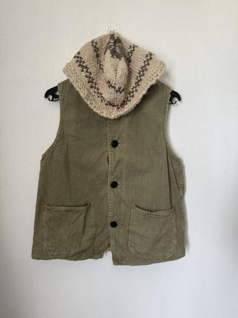 Other Designers 45rpm - JAPAN Brand Go To Hollywood Style Vest Sherpa Hoodies Knit