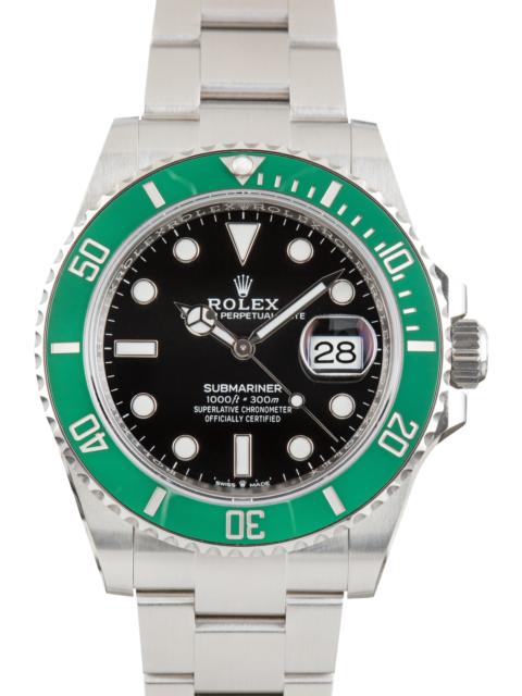 ROLEX Used Rolex Submariner Green Starbucks Bezel Ref 126610LV