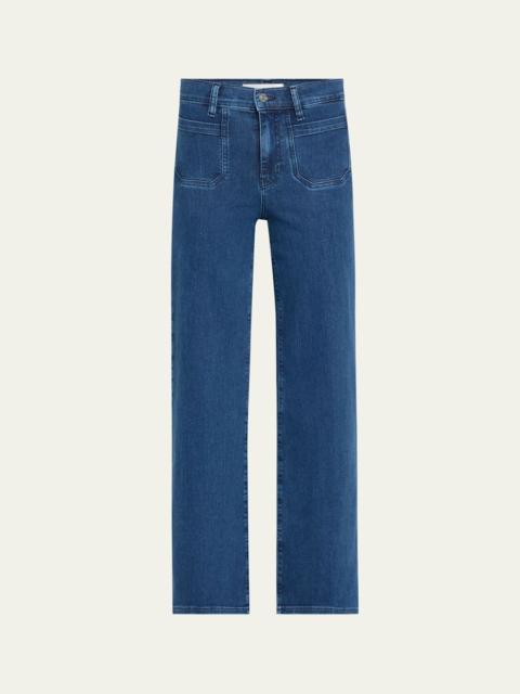 FRAME Le Slim Palazzo Modernist Pocket Jeans