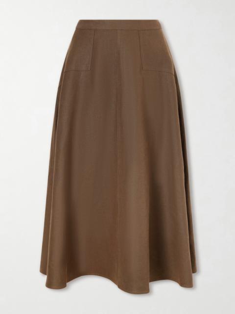 Polo Ralph Lauren Hemp Midi Skirt