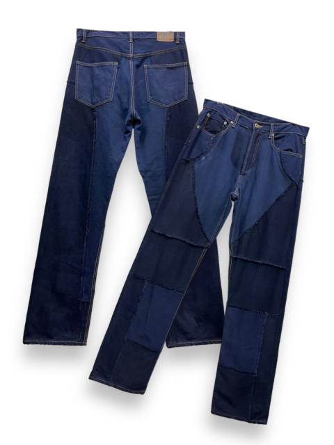 Other Designers Japanese Brand - 🔥FYE🔥PUNAH Frayed Spliced Dark Blue Denim Made In Japan
