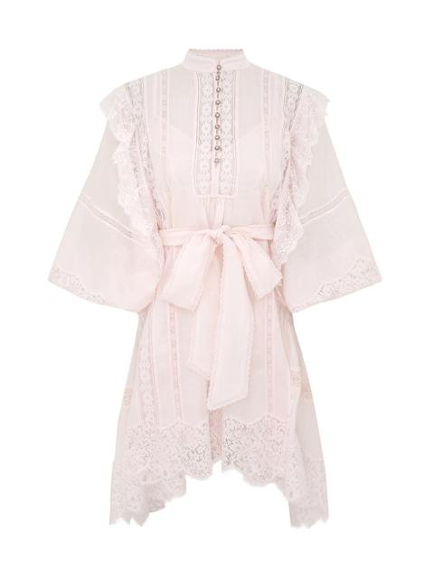 Zimmermann CRUSH LACE BILLOW MINI DRESS