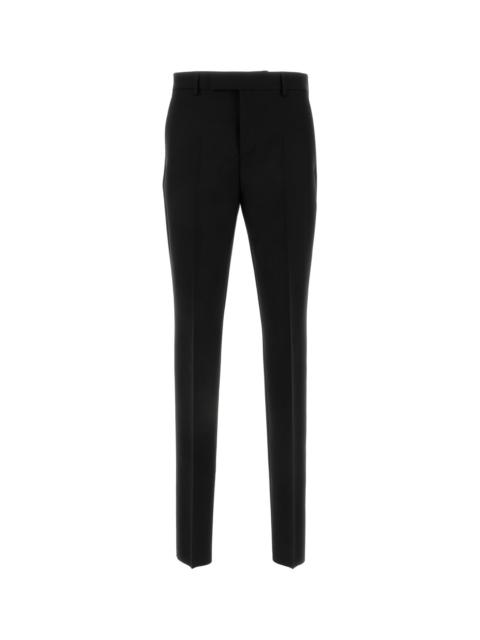 VERSACE Black wool blend pant