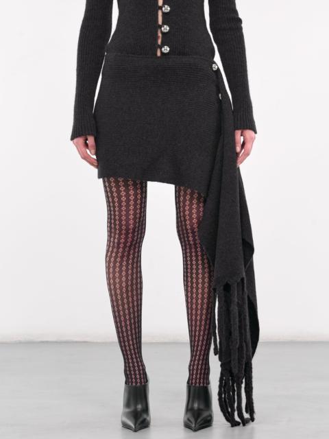 VAILLANT Knit Scarf Mini Skirt