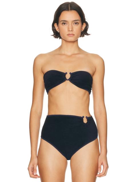 Johanna Ortiz Terry Seawaters Bikini Top
