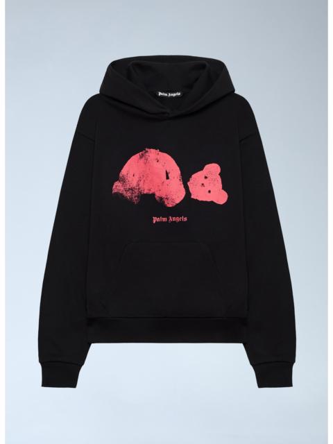 Palm Angels Palm Angels Men Spray Broken Bear Hooded Sweatshirt