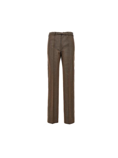 Dries Van Noten Dries Van Noten Wool Straight Pants With Belt