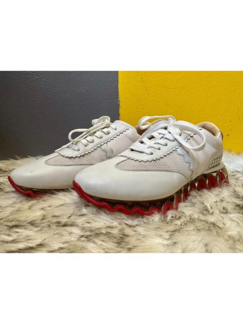 Christian Louboutin Authentic Christian Loboutin Loubishark Bianco Sneakers