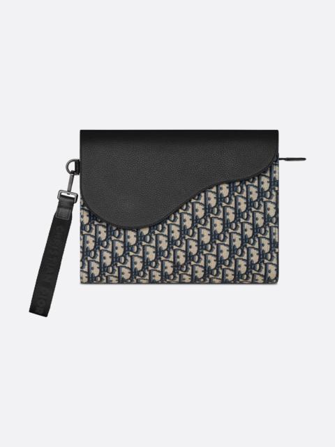 Dior Saddle A5 Triangle Pouch