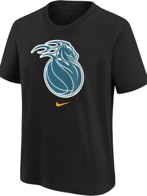 Nike Nike Youth 2025-26 City Edition Detroit Pistons Logo T-Shirt