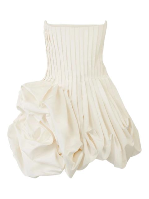 CAROLINA HERRERA Carolina Herrera Pleated Mini Dress