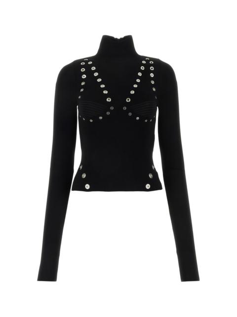 Off-White Black viscose blend t-shirt