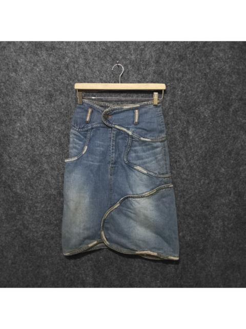 Tsumori chisato issey miyake denim skirt