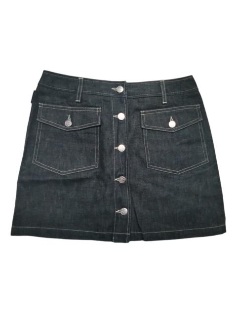 Other Designers Agnes B. - Agnes B. Denim Mini Skirt Jeans Sexy Punk France