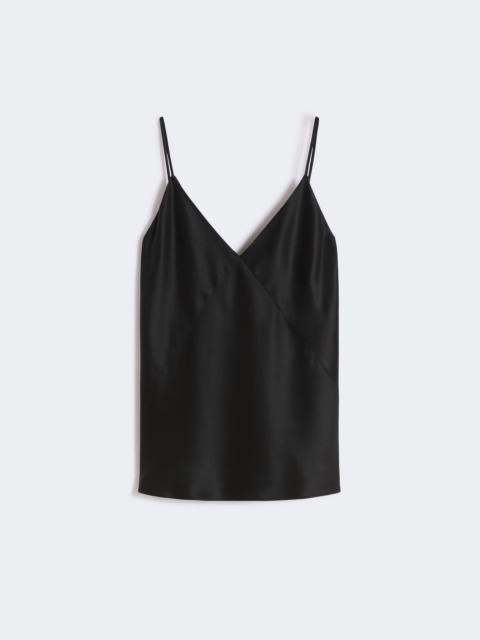 Max Mara Silk satin top - BLACK