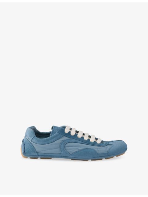 Prada Montecarlo Suede And Nylon Trainers