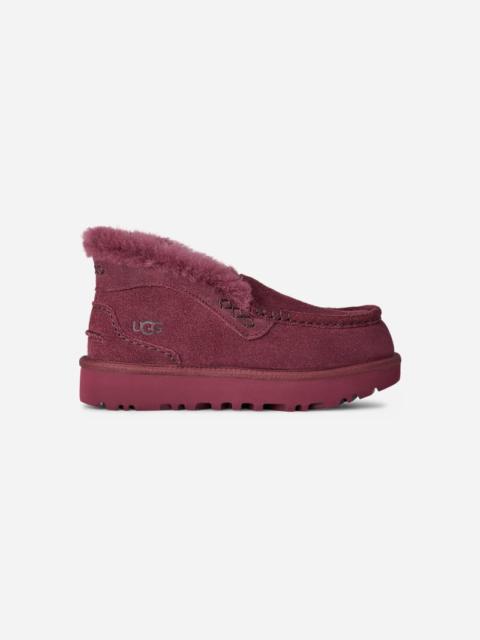 UGG ® Women's Ansley Parc Sheepskin Shoes in Burnt Magenta