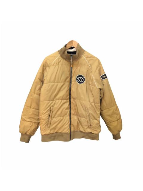 Other Designers Vintage Lubricant 76 Racing Reversible Puffer Jacket