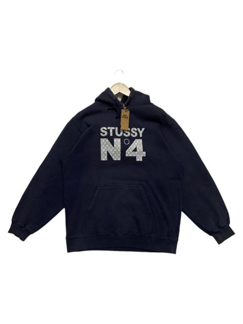 Other Designers Vintage - Vintage Faded Stussy N4 Monogram Hoodie