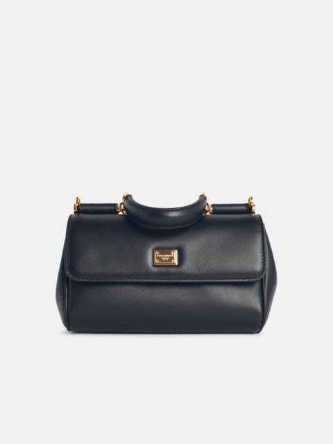 Dolce & Gabbana 'MY SICILY' BLACK LEATHER HANDBAG