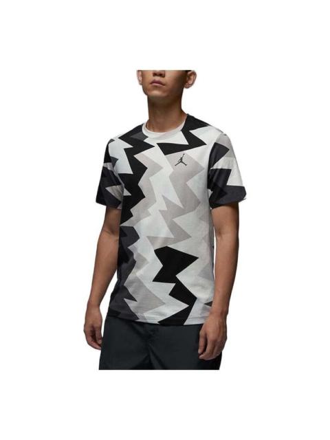 Jordan Air Jordan Jumpman All Over Print T-Shirt 'Black Grey' FB7356-010