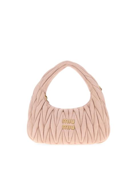 Miu Miu Miu Miu Pastel Pink Suede Handbag