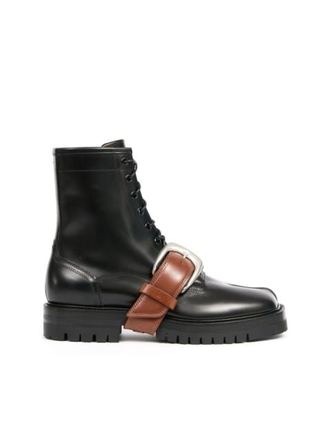 Tabi split-toe leather boots