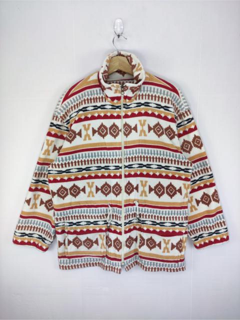 Other Designers Native - Vintage Navajo Fleece Jacket Zipper