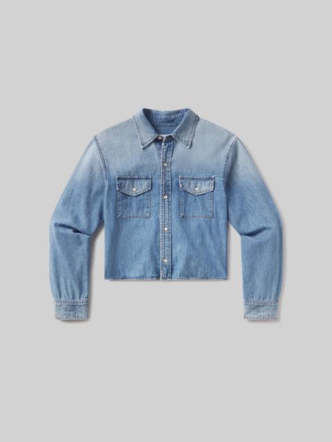 Citizens of Humanity Baby Shay Cropped Shirt
In Carolina Blue