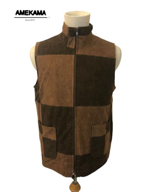 Other Designers Japanese Brand Patchwork Design Vest