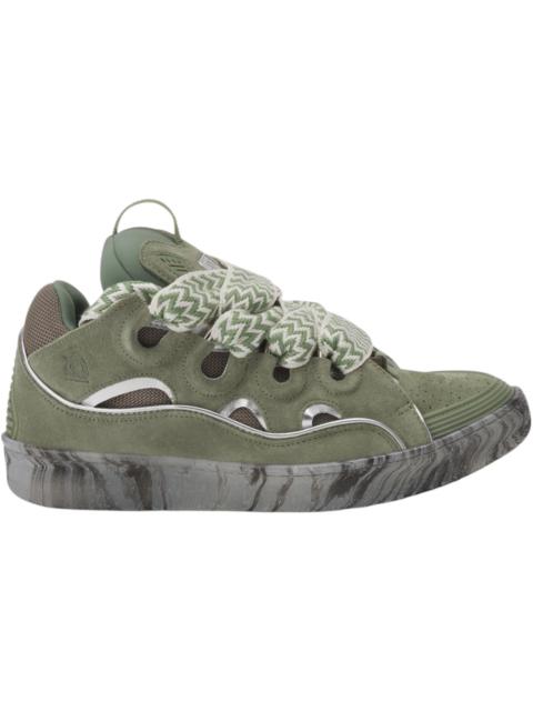 Lanvin Lanvin Leather Curb Green Silver