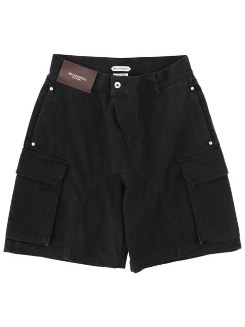 Other Designers Jw Anderson Men Shorts With Logo Patch