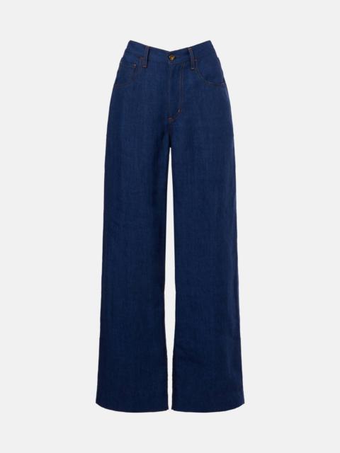 Citizens of Humanity x Argent Ayla mid-rise wide-leg jeans
